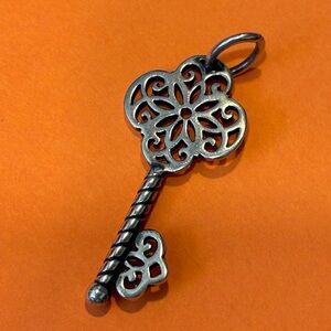 James Avery Quatrefoil Key Pendant